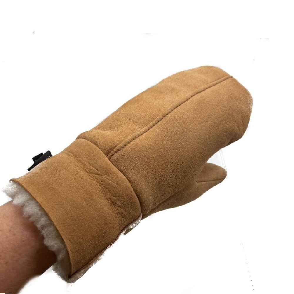 Shearling Sheepskin Leather Mittens – Unisex Winter Fur Mittens